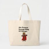 Abe Froman Sausage King of Chicago Grote Tote Bag (Voorkant)