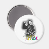 Abe in Da House Magneet (Voorkant / Achterkant)