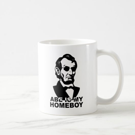 Abe is mijn Homeboy Koffiemok (Rechts)