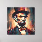 ABE LINCOLN 16E AMERIKAANSE PRESIDENT 9 CANVAS AFDRUK (Voorkant)