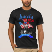 Abe Lincoln 2020 Hij is het Man T-shirt (Voorkant)