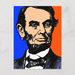 ABE LINCOLN (2) BRIEFKAART