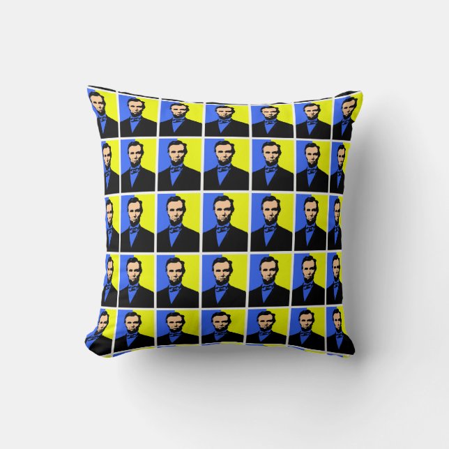 ABE LINCOLN 2 PILLOW HOESJE KUSSEN (Voorkant)