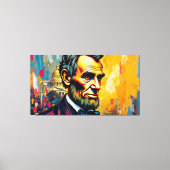ABE LINCOLN 3 CANVAS AFDRUK (Voorkant)