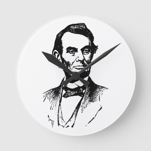 ABE LINCOLN (3) RONDE KLOK (Voorkant)