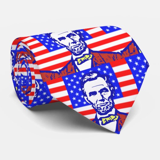 ABE LINCOLN 3 STROPDAS (Opgerold)