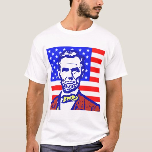 ABE LINCOLN 3 T-Shirt (Voorkant)