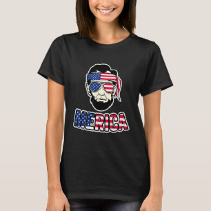 Abe Lincoln 4 juli Merica Abraham Lincoln Ame T-shirt