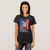 Abe Lincoln 4th Of July Fourth Of July T-shirt (Voorkant volledig)