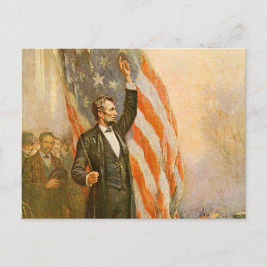  Abe Lincoln American President Independent Briefkaart (Voorkant)
