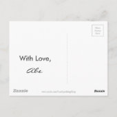 Abe Lincoln American President Portret US Briefkaart (Achterkant)