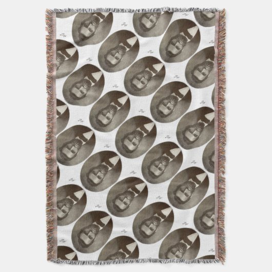 Abe Lincoln American President  Portret US Deken (Voorkant Verticaal)