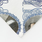 Abe Lincoln American President  Portret US Fleece Deken (Hoek)