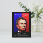 Abe Lincoln - Bicentennial Briefkaart (Staand voorkant)