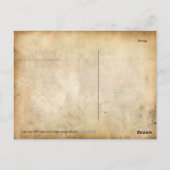 Abe Lincoln Briefkaart (Achterkant)