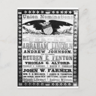 Abe Lincoln Briefkaart