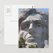 Abe Lincoln Briefkaart (Voorkant / Achterkant)