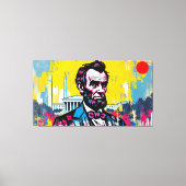 ABE LINCOLN CANVAS AFDRUK (Voorkant)