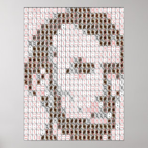 Abe Lincoln card montage Poster