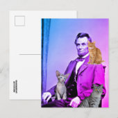 ABE LINCOLN CAT LOVER BRIEFKAARTEN