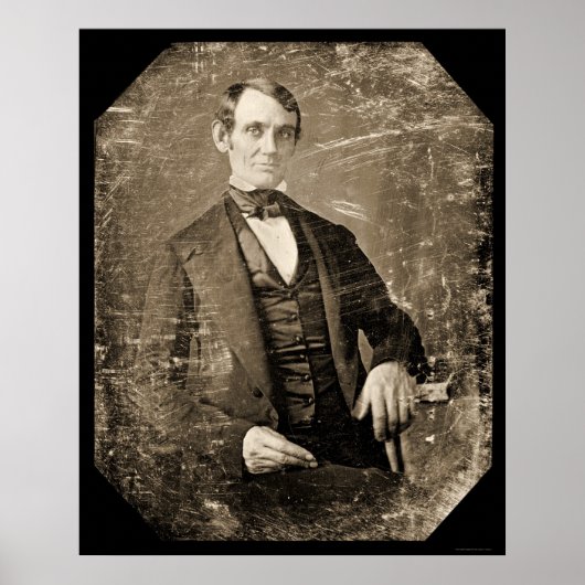 Abe Lincoln Daguerreotype 1846 Poster (Voorkant)