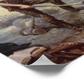 Abe Lincoln de spoorstaaf Poster (Hoek)