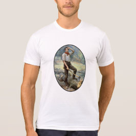 Abe Lincoln - de spoorstaafcentrale T-shirt