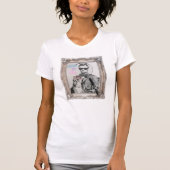 Abe Lincoln en kat T-shirt (Voorkant)