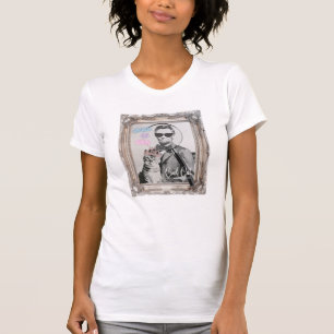 Abe Lincoln en kat T-shirt