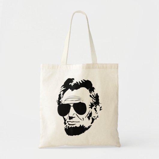 Abe Lincoln Funny Abraham Lincoln Portret Su Tote Bag (Voorkant)