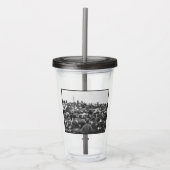 Abe Lincoln Gettysburg-toespraak: einde van de bur Acryl Drinkbeker (Voorkant)