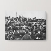 Abe Lincoln Gettysburg-toespraak: Einde van de bur Button (Voorkant)