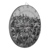 Abe Lincoln Gettysburg-toespraak: einde van de bur Dartbord (Voorkant Links)