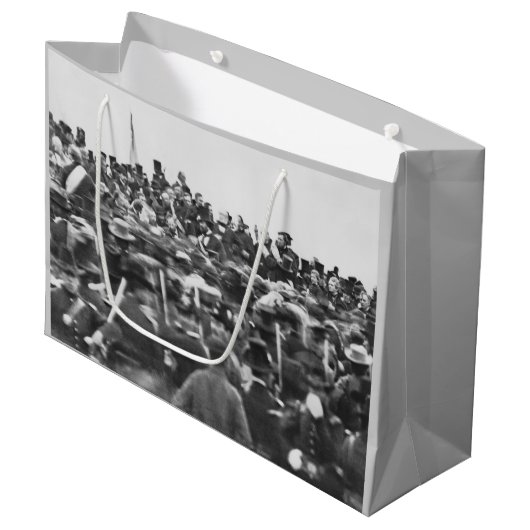 Abe Lincoln Gettysburg-toespraak: einde van de bur Groot Cadeauzakje (Voorkant Gekanteld)