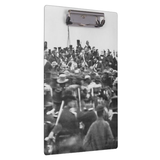 Abe Lincoln Gettysburg-toespraak: einde van de bur Klembord (Rechts)