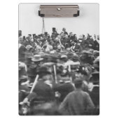 Abe Lincoln Gettysburg-toespraak: einde van de bur Klembord (Voorkant)