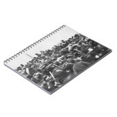 Abe Lincoln Gettysburg-toespraak: einde van de bur Notitieboek (Linkerzijde)