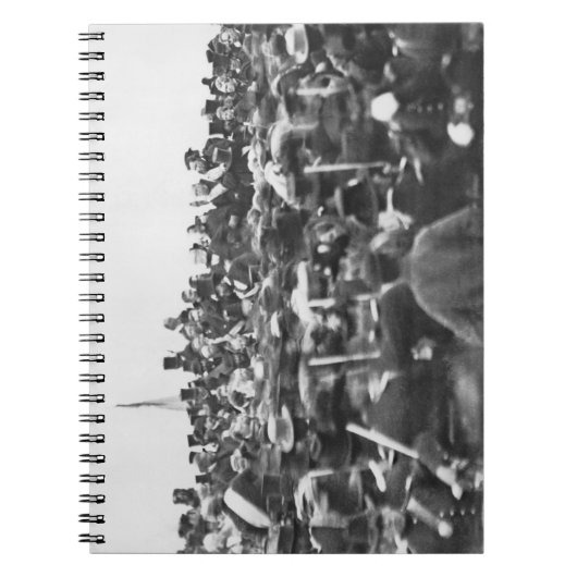 Abe Lincoln Gettysburg-toespraak: einde van de bur Notitieboek (Voorkant)