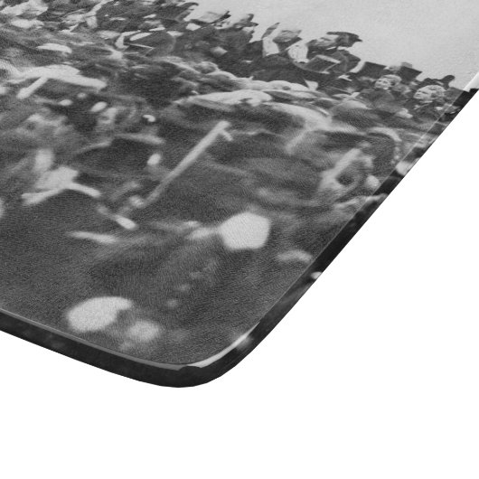 Abe Lincoln Gettysburg-toespraak: einde van de bur Snijplank (Hoek)