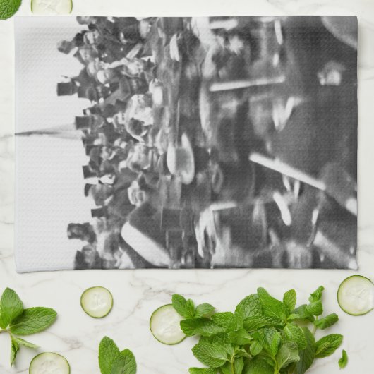 Abe Lincoln Gettysburg-toespraak: einde van de bur Theedoek (Gevouwen)