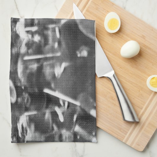 Abe Lincoln Gettysburg-toespraak: einde van de bur Theedoek (Quarter Fold)