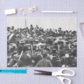 Abe Lincoln Gettysburg-toespraak: einde van de bur Tissuepapier (Craft)