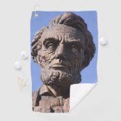 Abe Lincoln Golf Towel Golfhanddoek (Insitu)
