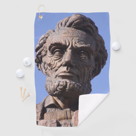Abe Lincoln Golf Towel Golfhanddoek (Insitu)