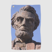 Abe Lincoln Golf Towel Golfhanddoek (Voorkant)