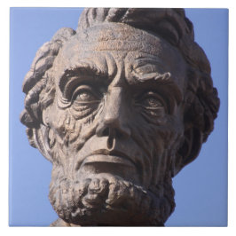 Abe Lincoln-herdenkingsmonument in Wyoming-tegel Tegeltje