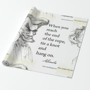 Abe Lincoln & Hou Vast Quote Cadeaupapier