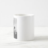 Abe Lincoln met mobiele telefoon Koffiemok (Center)