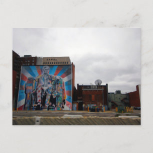 Abe Lincoln Mural, Lexington, Kentucky Briefkaart