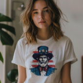 Abe Lincoln Onafhankelijkheidsdag 4 juli T-shirt